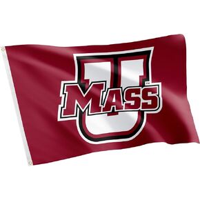 Desert Cactus Umass Flag University of Massachusetts Flags Banners 100% Polyester Indoor Outdoor 3x5 (Style A)