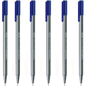 Staedtler Triplus Fineliner 0.3mm - Pack of Six (6 Blue)