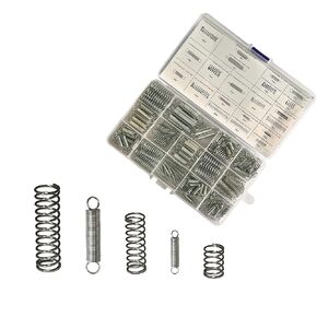 200PCS Compression Spring Series kit, 21 Combination kit, Galvanized Extension and Compression Spring kit, Including Small Springs for Home Repair and Various DIY Sizes, Suitable for Home Repair