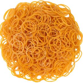 Rubber Bands Size #10 Beige 760 pcs Approximately 0.42 lb 1 inch Light Brown #10 Elastic Rubber Bands for Office Supplies