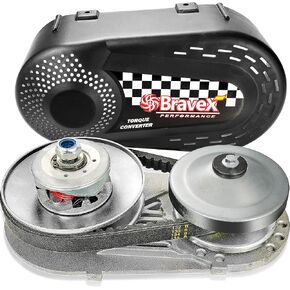 Go Kart Torque Converter for Predator 212 Clutch Set, Replaces Comet TAV2 3/4 Inch 30-75, Manco, 10t 40 or 41 Chain, 3/4" 218353A, (0.75" 10T 40/41)-Upgrade