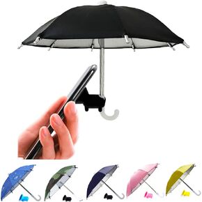 UV Protection Phone Umbrella for Sun,Universal Adjustable Piggy Suction Cup Phone Stand Umbrella for Phone,Stand Sun Visor,Sun Shade Cover Cell Phone Umbrella Sun Shade