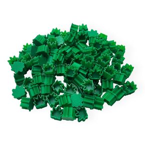 Leaf Shaped Tattoo Ink Cup Medium #13 100pcs Plastic Disposable Tattoo Ink Cups For Tattoo Permanent Makeup Container Cap Tattoo Accessory,Tattoo Ink,Tattoo Supplies,Tattoo Kits (GREEN)