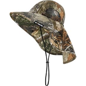 Solaris Neck Flap Wide Brim Sun Hat, UV Sun Protection Yard Work Safari Hiking Hat for Men Women in Saudi Arabia