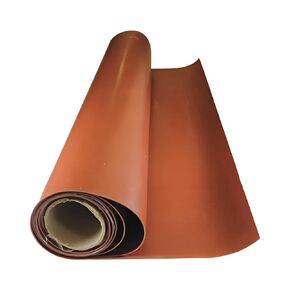 Rubber Sheet, Red SBR, 1/4"Thick, 48" x 48", 70A