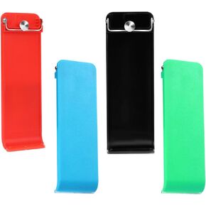4PCS Back Stand for Nintendo Switch, Back Shell Holder Kickstand Replacement for Switch, Replacement Stand for Switch (Black Blue Red Green)