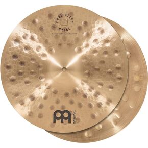 Meinl Cymbals Pure Alloy Traditional 15" Extra Hammered Hihats — Made in Germany, 2-Year Warranty, (PA15EHH)