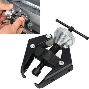 1 PC Car Wiper Uninstall Puller, 0"-1.18" Opening Range Non-slip Serrated Claws Wiper Arm Disassemble Puller Tool, Portable Repair Accessories, for Most Different Types of Cars (Black)