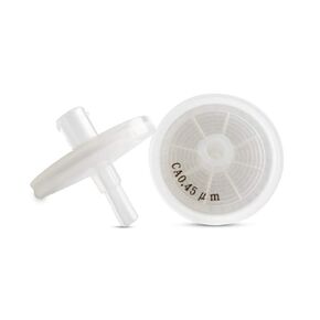 CA (Cellulose Acetate) Syringe Filters 25mm Diameter 0.45μm Pore Size for Protein Filtration by Allpure Biotechnology (Cellulose Acetate, Pack of 100)