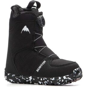 Burton Grom BOA Snowboard Boots Kid's Sz 1K Black