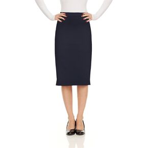 Baby'O Made in The USA Women's Pencil Skirt | Knee Length Pencil Skirt | Tailored Fit Bodycon Stretch Modest Pencil Skirts