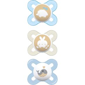 لهايات MAM Start للفتيات حديثي الولادة، الأفضل للأطفال الذين يرضعون رضاعة طبيعية، باللون الأزرق، عدد 3 (عبوة من قطعة واحدة) in Kuwait