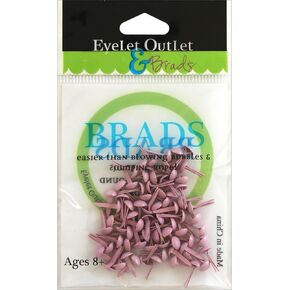 Round Brads (70 Pack), 4mm, Pastel Pink