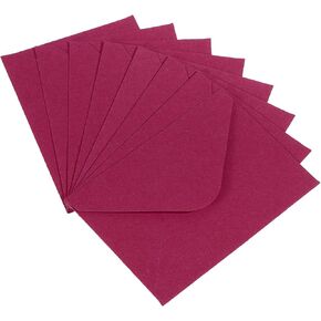 PATIKIL Mini Envelopes, 50 Pack Mini Gift Card Business Card Envelope for Greeting Weddings, Orange