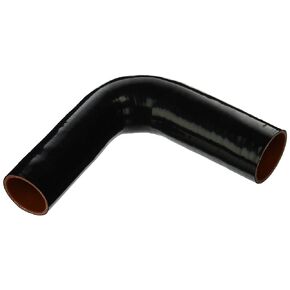 HPS HTSER90-175-200-BLK Silicone High Temperature 4-ply Reinforced 90 degree Elbow Reducer Coupler Hose, 75 PSI Maximum Pressure, 4" Leg Length on each side, 1-3/4" > 2" ID, Black