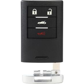 M3N5WY7777A Keyless Entry Remote Key Fob for Cadillac CTS for Cadillac DTS for Cadillac STS 2008-2013 1 PCS 4 Buttons-SCITOO