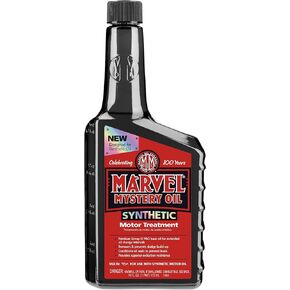 Marvel Mystery Oil 53835 Synthetic Motor Treatment- Removes & Prevents Sludge Build Up and Leaks, Reduces Wear and Tear, Increases Life of Engine, Extends Oil Change Intervals, 16 oz.
