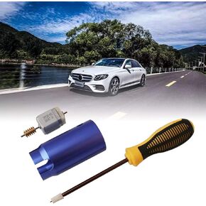 3 in 1 ELV Steering Wheel Lock Electric Motor,Direction Lock Motor Lock Disassembler Pin Disassembler for Mercedes Benz Ignition Lock Dowel Pin Removal Tool Kit