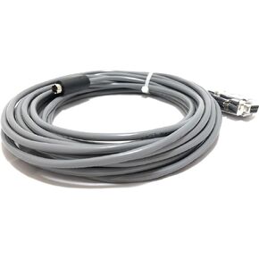 25' EVI Control Cable VISCA RS232 Cable for Sony EVI/BRC/SRG Series Cameras (8 Pin Mini Din to 9 Pin D-Sub Serial Computer Connector) - Made in The USA