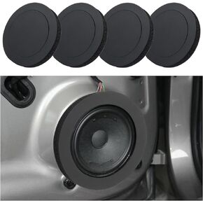 4PCS Speaker Foam Enhancer,6.5" Speaker Foam Rings for Enhancing Stereo Sound in Car Speakers,Universal Self-Adhesive Speaker Gasket Car Accessories for Car,Truck,SUV