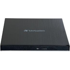 Verbatim External Slimline Blu-Ray RW Drive - 43890 - Black