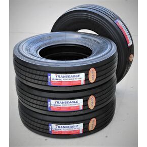 Set of 4 (FOUR) Transeagle ST Radial All Steel Heavy Duty Premium Trailer Radial Tires-ST235/85R16 235/85/16 235/85-16 133/128L Load Range H LRH 16-Ply BSW Black Side Wall
