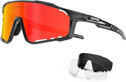 KAPVOE Polarized Cycling Glasses Men Women Mountain Bike Glasses MTB Riding TR90 Sport Sunglasses Running Bicycle Triathlon in Saudi Arabia