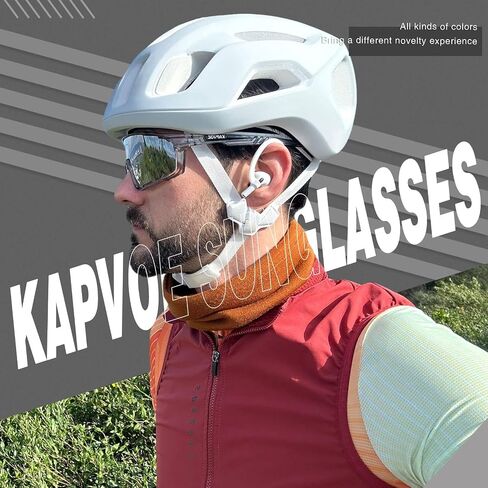 KAPVOE Polarized Cycling Glasses Men Women Mountain Bike Glasses MTB Riding TR90 Sport Sunglasses Running Bicycle Triathlon in Saudi Arabia