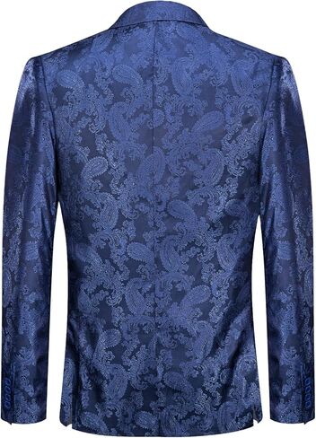 Hi-Tie Men's Blazer Casual Light Weight Sport Coats Slim Fit Suit Jacket Business Sports Jacket for Prom Party in Kuwait