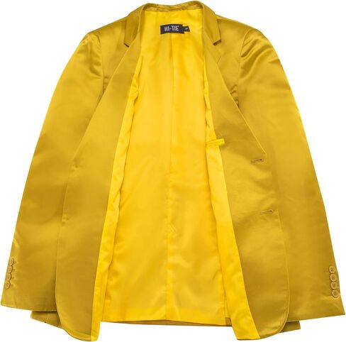 Hi-Tie Men's Blazer Casual Light Weight Sport Coats Slim Fit Suit Jacket Business Sports Jacket for Prom Party in Kuwait