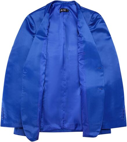 Hi-Tie Men's Blazer Casual Light Weight Sport Coats Slim Fit Suit Jacket Business Sports Jacket for Prom Party in Kuwait