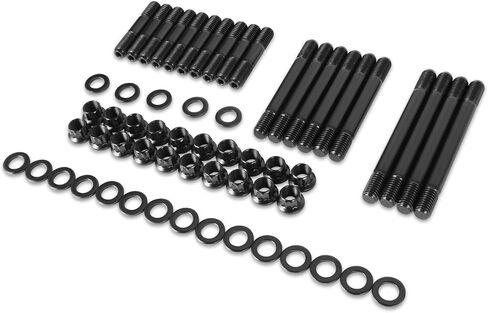 DNA MOTORING Front 12-Point Cylinder Head Studs Compatible With Chrysler 5.2L, 5.9L 318 360 71-85/Dodge 5.2L, 5.6L, 5.9L 318 340 360 68-91/Plymouth 5.2L, 5.6L, 5.9L 318 340 360 68-89, LEPOW-116 in Saudi Arabia