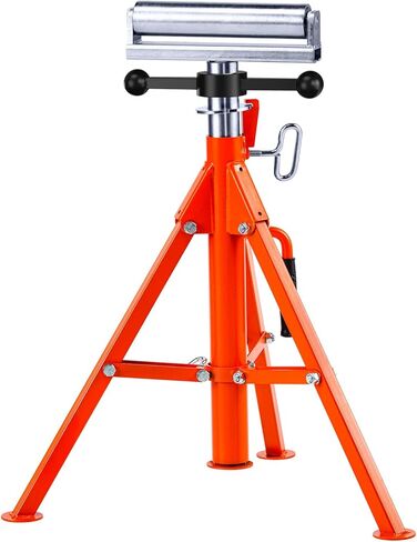 VEVOR Roller Stand, Heavy Duty 2500 LBS Load Capacity Tool Stand - 28"-52" Height Adjustable - Foldable Space-Saving Design - for Woodworking and Metalworking Long Boards, Metal Pipes or Bars in Saudi Arabia