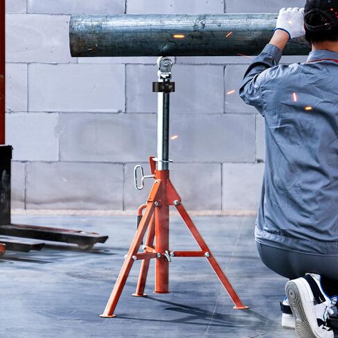 VEVOR Roller Stand, Heavy Duty 2500 LBS Load Capacity Tool Stand - 28"-52" Height Adjustable - Foldable Space-Saving Design - for Woodworking and Metalworking Long Boards, Metal Pipes or Bars in Saudi Arabia