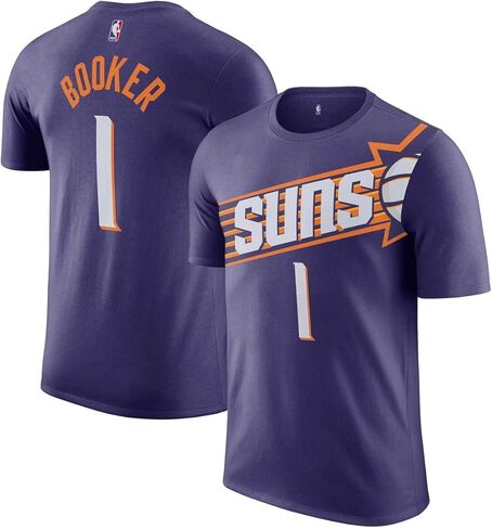 تي شيرت Devin Booker Phoenix Suns NBA للأطفال للشباب 4-20 باللون الأرجواني إصدار Icon Edition in Saudi Arabia