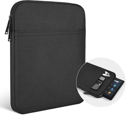 12.4 Inch Tablet Sleeve Case Bag for 2023 Galaxy Tab S9+ Plus 12.4"/Galaxy Tab S9 FE+,Galaxy Tab S8+/Galaxy Tab S7 FE/Galaxy Tab S7+/Galaxy S7+ Plus Protective Carrying Sleeve(Black) in Kuwait