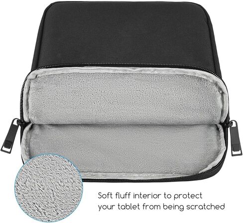 12.4 Inch Tablet Sleeve Case Bag for 2023 Galaxy Tab S9+ Plus 12.4"/Galaxy Tab S9 FE+,Galaxy Tab S8+/Galaxy Tab S7 FE/Galaxy Tab S7+/Galaxy S7+ Plus Protective Carrying Sleeve(Black) in Kuwait