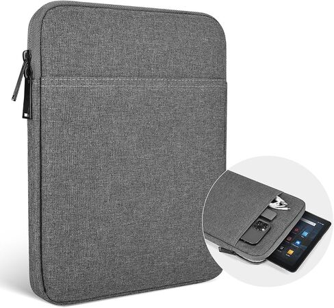 حقيبة حافظة للكمبيوتر اللوحي مقاس 12.4 بوصة لجهاز 2023 Galaxy Tab S9+ Plus 12.4 بوصة/Galaxy Tab S9 FE+، Galaxy Tab S8+/Galaxy Tab S7 FE/Galaxy Tab S7+/Galaxy S7+ Plus حافظة حمل واقية (أسود) in Kuwait