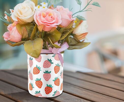 WAVEYU Pen Holder for Desk, Pencil Cup Pink Glitter Bling for Women Girls, Luxury Makeup Brush Holder Large Pu Leather Multi-Functional Organizer Cup for Office, Classroom, Home, Rose Gold in Saudi Arabia