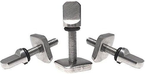 برغي الإبهام الظهري - برغي زعنفة من الفولاذ المقاوم للصدأ لللوح الطويل والتزلج على الماء - لا توجد أداة اختر 2 أو 3 عبوات (3 عبوات) in Kuwait