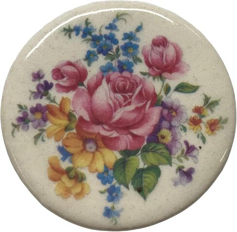 Ceramic Smoke Stone Hand Rolled Unfiltered Cigarette Holder Pink Rose Blue Purple Yellow Flower Design in Saudi Arabia