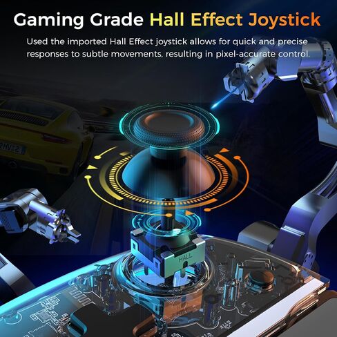 مجموعة وحدة تحكم التبديل IINE للتبديل/OLED، [بدون انجراف] وحدة تحكم Joypad من قطعة واحدة مع عصا تحكم بتأثير القاعة، وحدة تحكم محمولة للتبديل مع حقيبة تخزين مع مستشعر حركة/Turbo/Rumble/زر خلفي in Kuwait