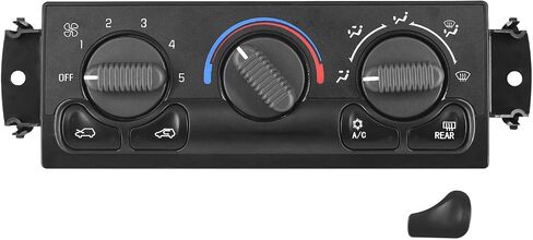 Climate Control Module Panel HVAC Climate Control Panel Switch Heater A/C AC Control Fits for Select Chevy/GMC Replaces 15054697, 15054698, 15753263, 15753264, 16221605, 19244873, 19244874, 9361345 in Saudi Arabia