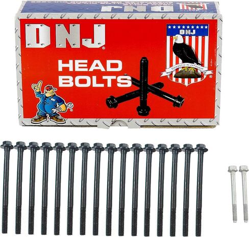 DNJ HBK3136 Head Bolt Kit/for 2004-2017/ Buick, Cadillac, Chevrolet, GMC, Pontiac, Saturn, Suzuki/ 2.8L-3.6L/ V6/ 24V/ DOHC/LAU, LF1, LF3, LFW, LFX, N36A/ Turbocharged in Saudi Arabia