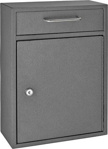 Mail Boss 8154 - Key Boss - Heavy Duty Commercial Grade Steel High Security Adjustable Key Cabinet - 105 Position Organizer Drop Box Locking Safe, with Keyed Lock, Black in Kuwait