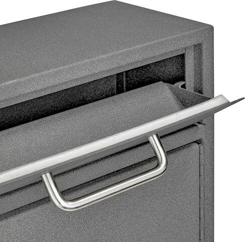 Mail Boss 8154 - Key Boss - Heavy Duty Commercial Grade Steel High Security Adjustable Key Cabinet - 105 Position Organizer Drop Box Locking Safe, with Keyed Lock, Black in Kuwait