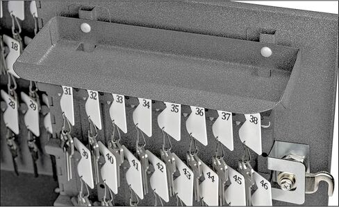 Mail Boss 8154 - Key Boss - Heavy Duty Commercial Grade Steel High Security Adjustable Key Cabinet - 105 Position Organizer Drop Box Locking Safe, with Keyed Lock, Black in Kuwait