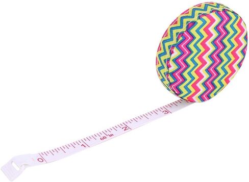 Tape Measure, 150cm/60inch Double Scale Soft Tape Measure with Colorful Shell Body Fitness Measuring Retractable Ruler for Sewing Body Tailor Fabric(#2) in Saudi Arabia
