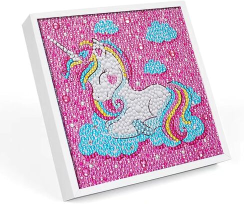 Octoraewo 5d Diamond Art Painting Kits for Adults Beginners with Frame Easy to DIY Cute Animal Diamond Arts and Crafts Gem Art Painting Kit for Home Wall Decor (Color J) in Saudi Arabia