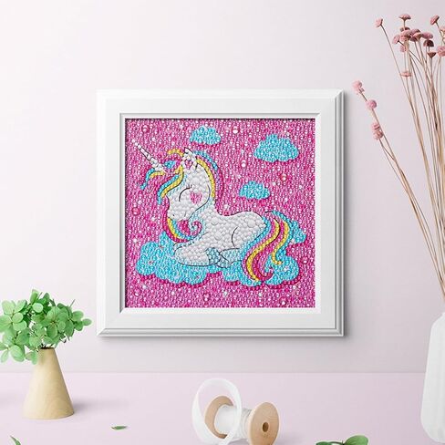 Octoraewo 5d Diamond Art Painting Kits for Adults Beginners with Frame Easy to DIY Cute Animal Diamond Arts and Crafts Gem Art Painting Kit for Home Wall Decor (Color J) in Saudi Arabia